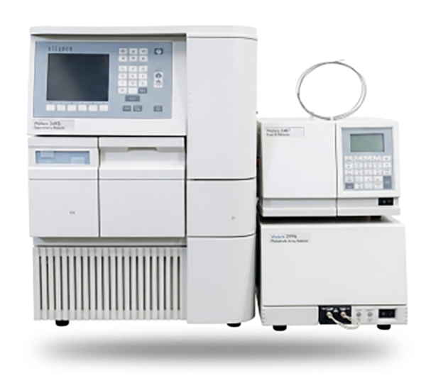 Waters Alliance 2695 HPLC with FLD, RID & PDA Detectors